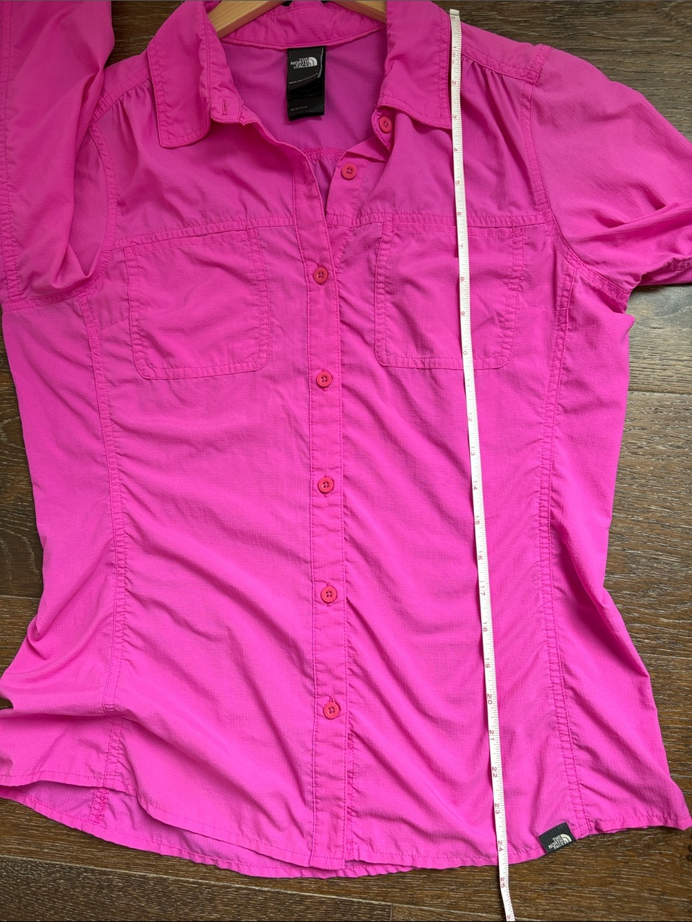 The North Face Women's M Tekware First Trail UPF 50+ Sun Shirt Pink Long Sleeve - Picture 12 of 13